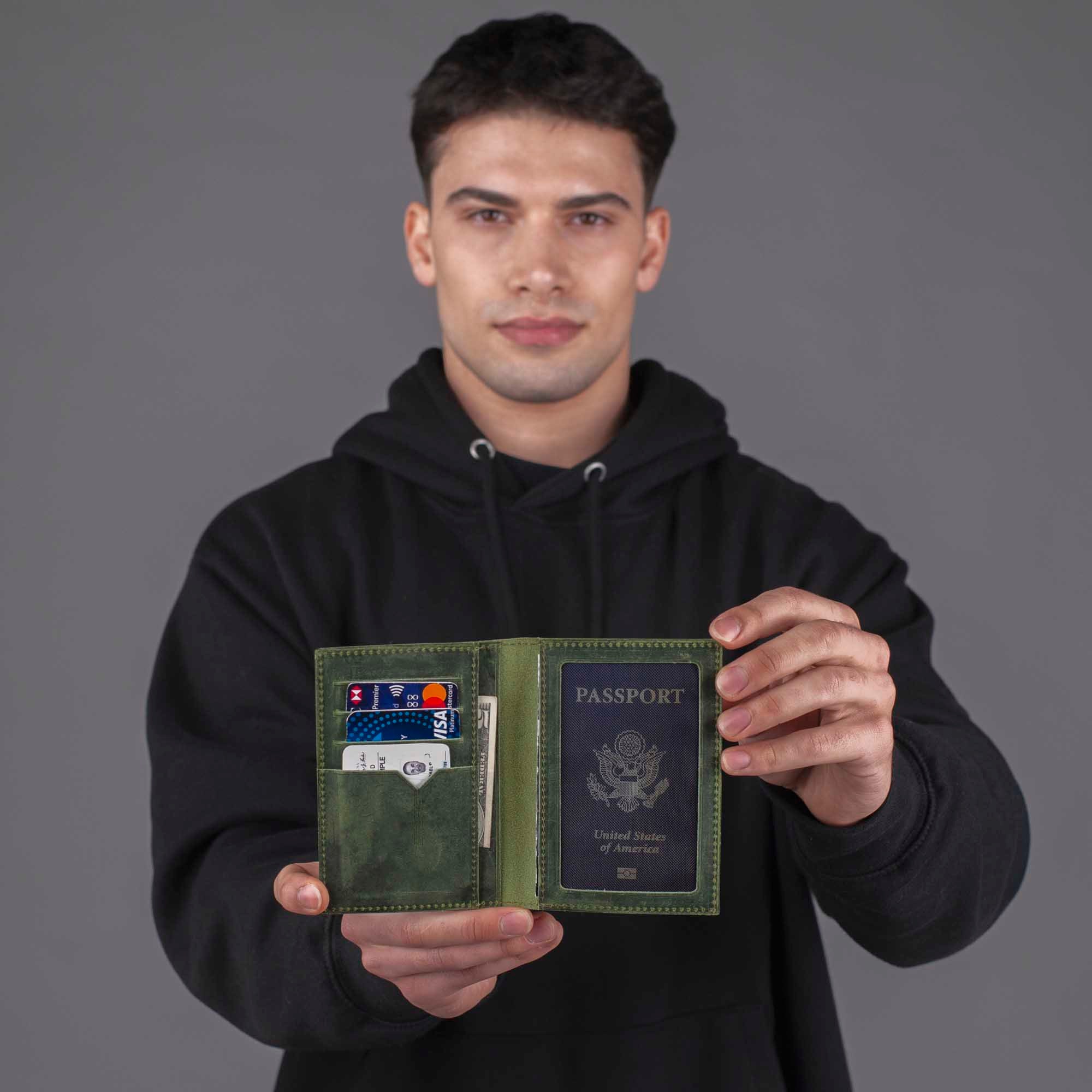 Personalized Passport Holder, Leather Passport Cover, Passport Case