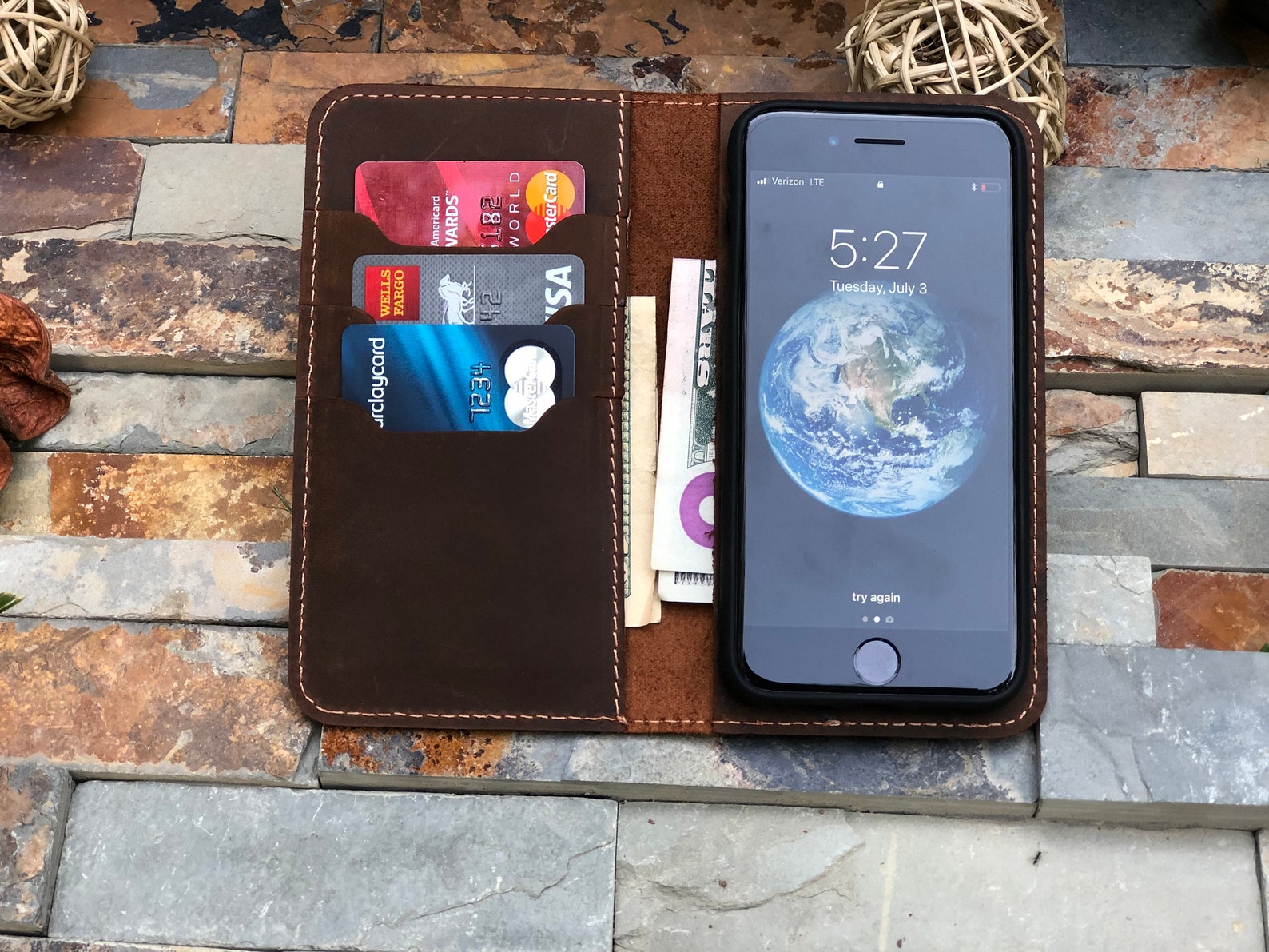 IPhone Xr Leather Wallet Case iPhone Xr leather case iPhone Etsy