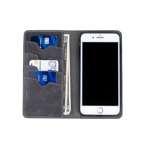 iPhone 17 Case, iPhone 17 Leather Wallet Case, iPhone 17 Wallet Case, Folio Flip Leather Cover Case bild 4