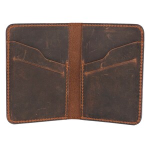MENS WALLET, PERSONALIZED Leather Wallet, Front Pocket Slim Design Leather Wallet,Minimalist Credit Card Wallet,Man Leather Wallet image 7