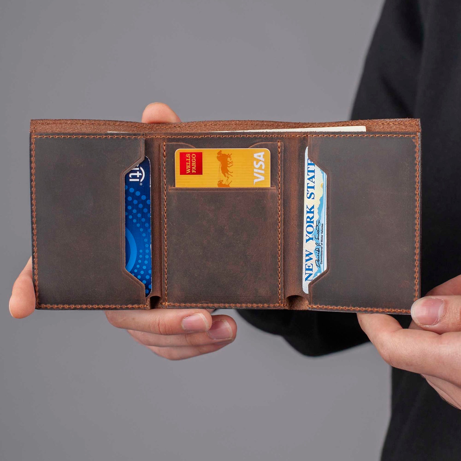 3D Ace High - Men's Trifold Wallet main image 0