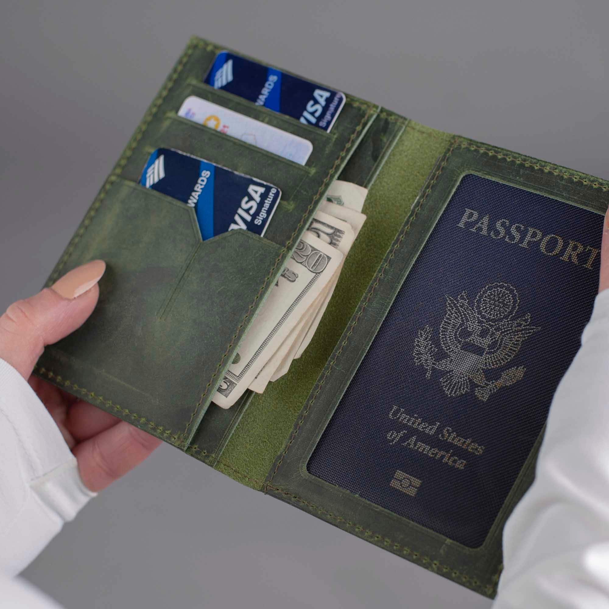 Personalized Passport Holder Leather Passport Cover Passport