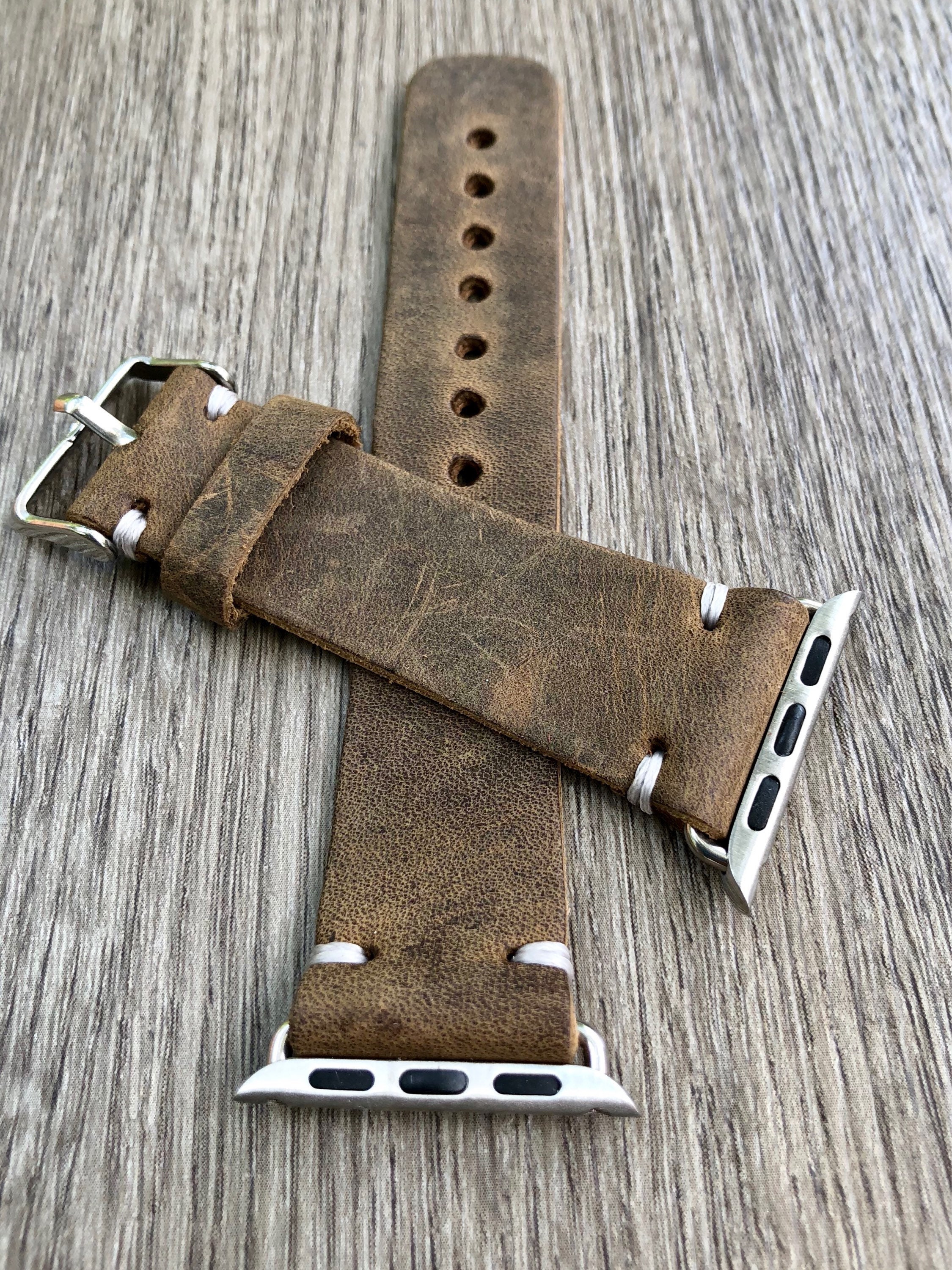 Leather Apple Watch Band | 38mm iWatch 42mm Apple Watch Strap | Series 1 Series 2 Series 3