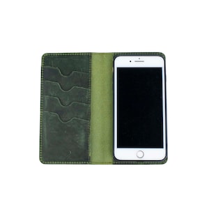 iPhone 17 Case, iPhone 17 Leather Wallet Case, iPhone 17 Wallet Case, Folio Flip Leather Cover Case bild 8