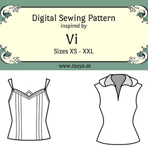 Arcane Vi Shirt (League of Legends) inspired Sewing Pattern | Sizes XS - XXL | PDF