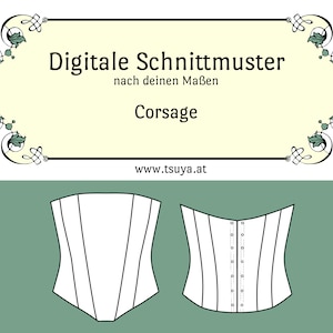 PDF | Bodice sewing pattern | custom made to your measurements
