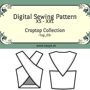 PDF | XS-XXL Croptop Sewing Pattern