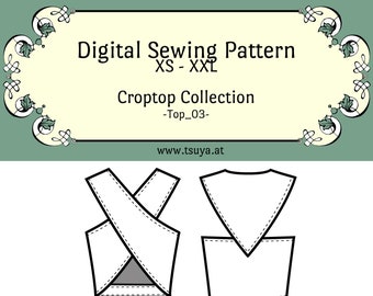 PDF | XS-XXL Croptop Sewing Pattern