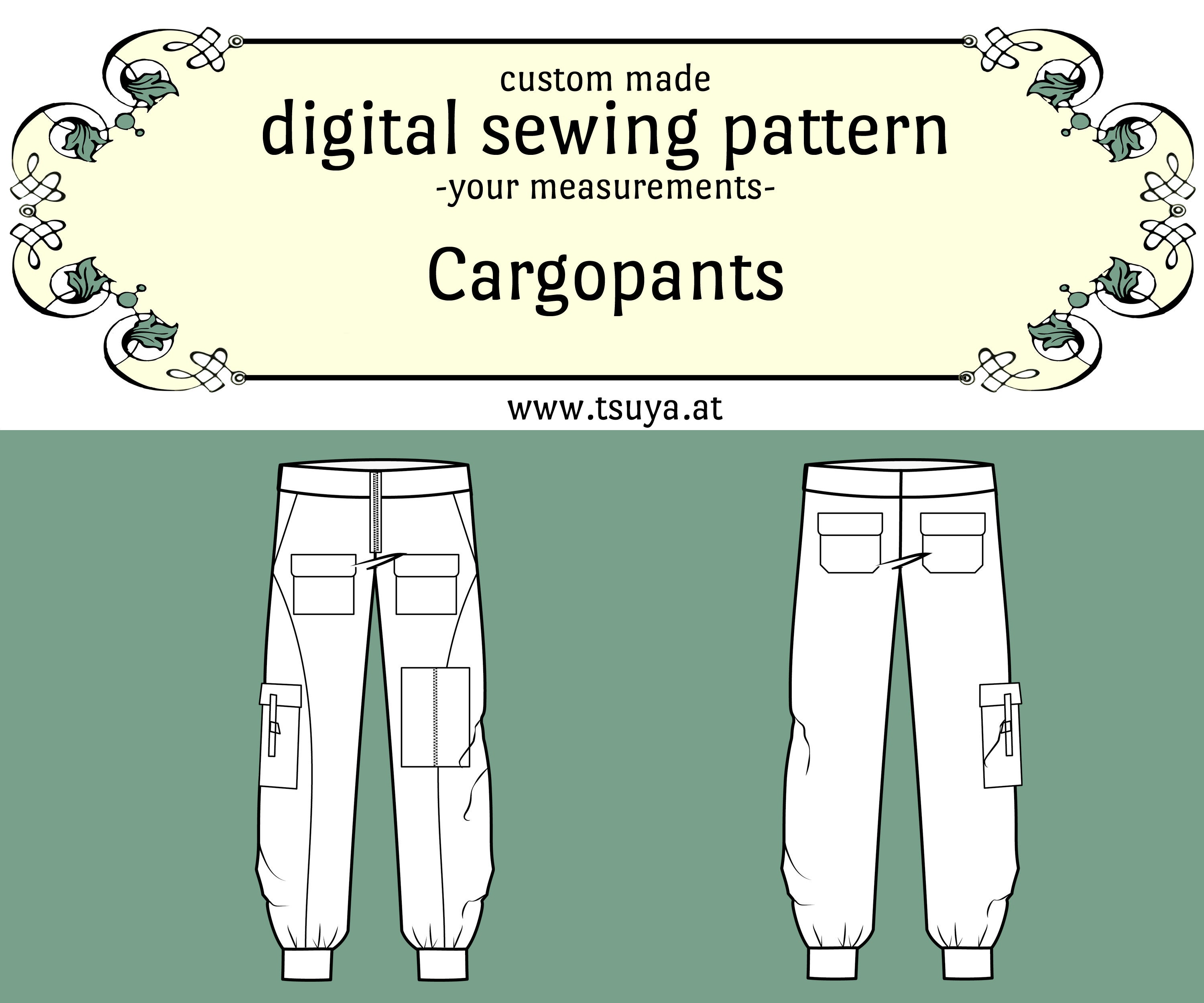 JUNIPER the cigarette pants - PDF sewing pattern