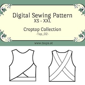 PDF | XS-XXL Croptop Summer Top Sewing Pattern