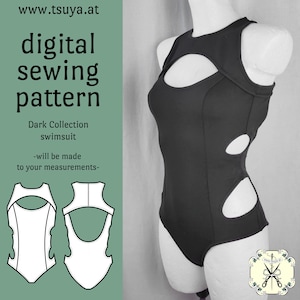 Cyberpunk Swimsuit TAILOR MADE Sewing Pattern NO sizes! | will be made to your measurements