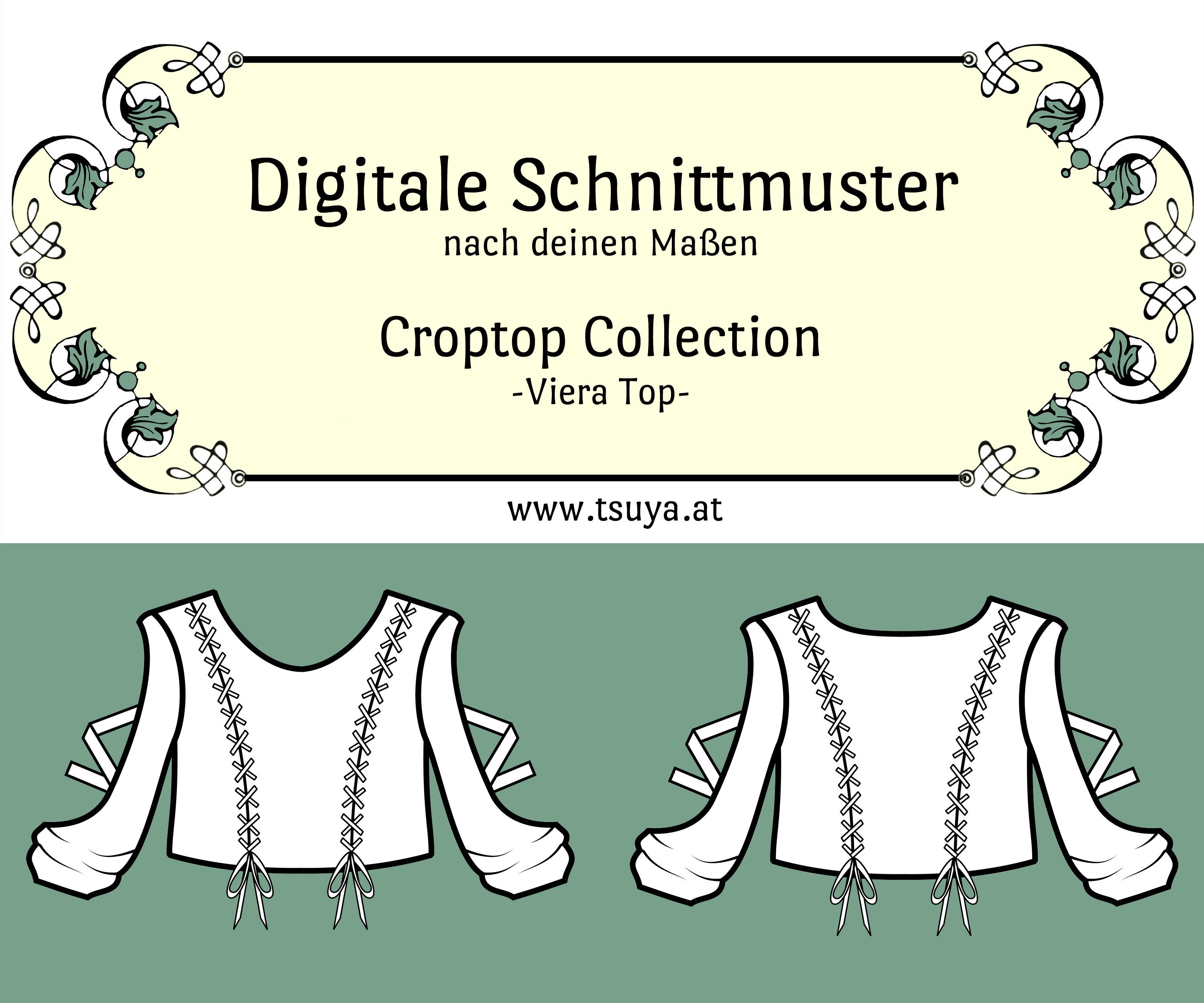 PDF | Viera FFXIV Croptop |  custom made to your measurements