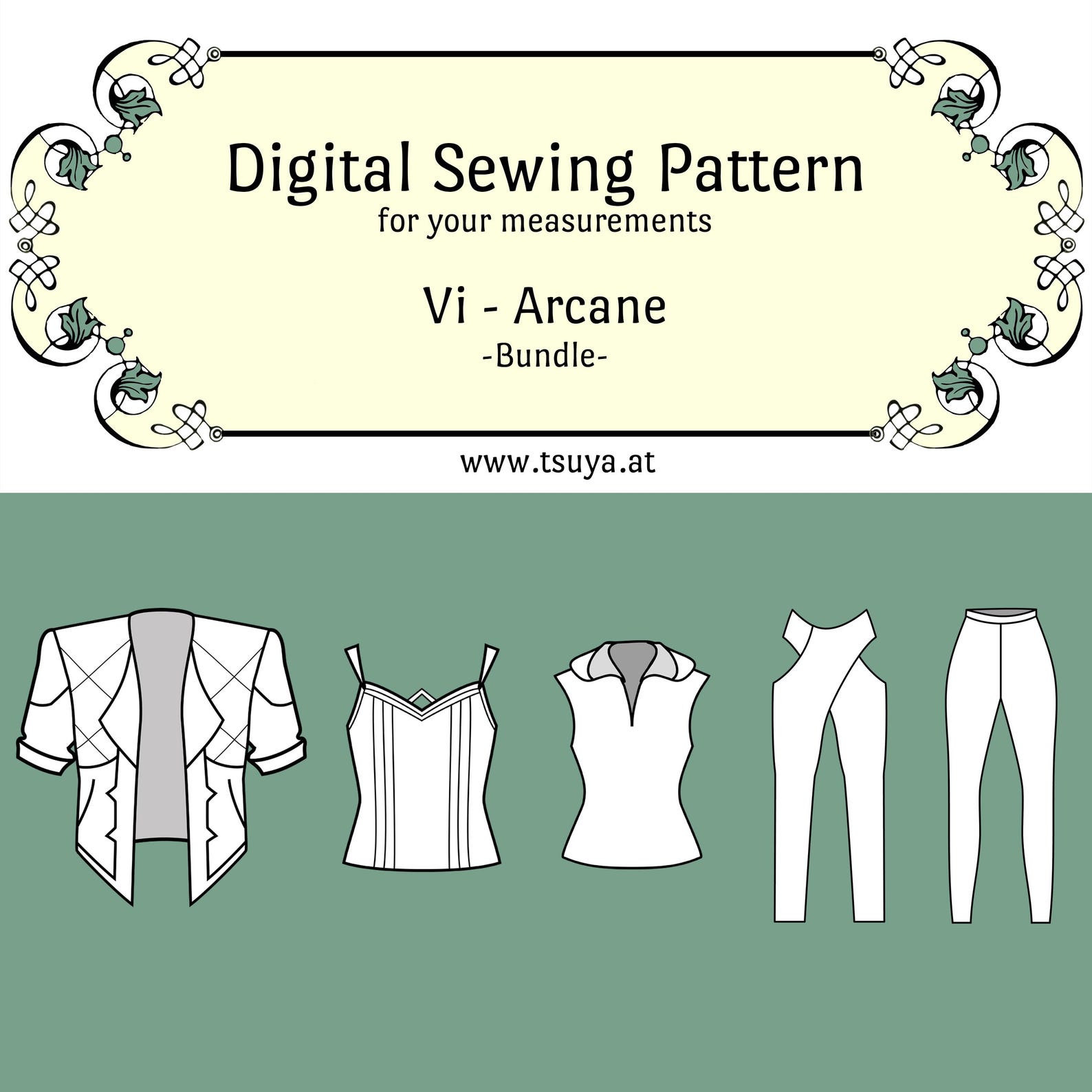 Arcane Vi Cosplay Pattern Bundle (league of Legends) Inspired Sewing ...