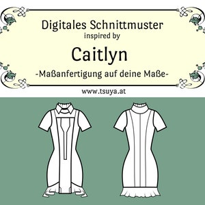 Arcane Caitlyn Cosplay Enforcer Uniform Dress (League of Legends) inspired sewing pattern| PDF