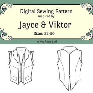 Arcane Jayce / Viktor (League of Legends) inspired Cosplay Pattern | Sizes 32-50 | PDF