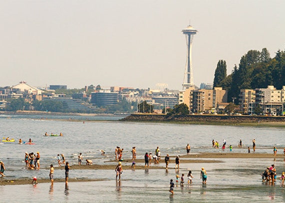 Alki Beach Seattle Photograph Digital Download