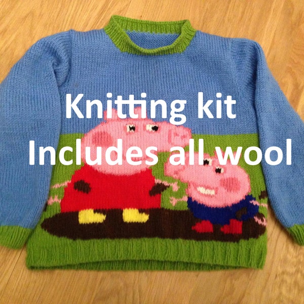 Peppa Pig Knitting Patterns Etsy UK