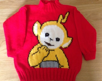 Teletubbies Jumper / Tinky Winky Sweater / Dypsy Sweater / Po Sweater / Lala Sweater