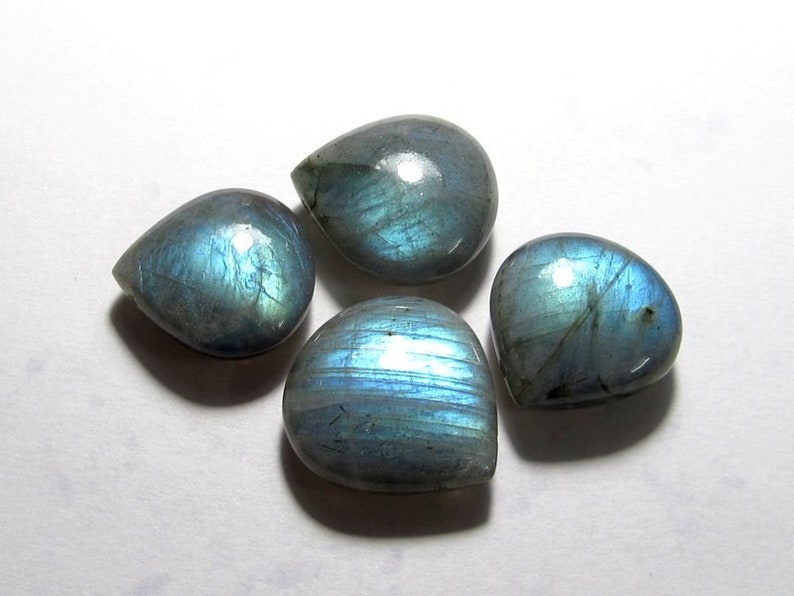 High Quality heart shape Briolette 18x19-17x17 jewelry making gemstone LABRADORITE GEMSTONE