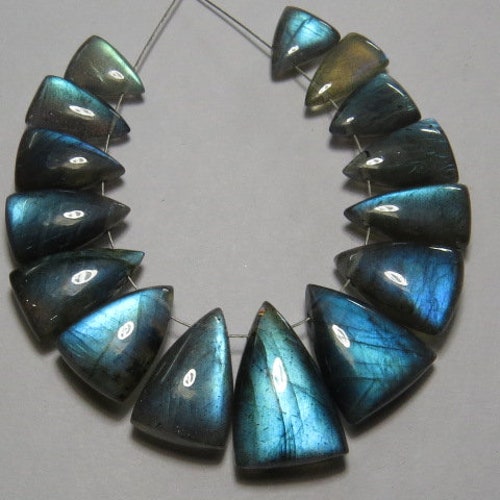 LABRADORITE MOONSTONE GEMSTONE,Amazing Blue Fire 5A Quality Fancy Briolette Shape Size 8.5x9.5-12x18 Side Drilled Jewelry Making Gemstone shops