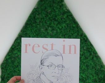 Prints: Women of Power / Art Prints / Home Decor / Political Art / Activist Art / RBG / Chelsea Bednar Design