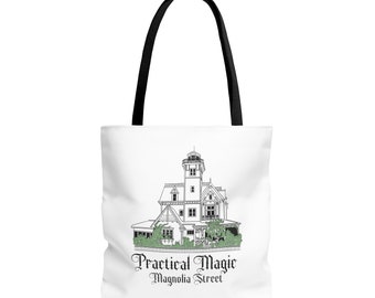 Practical Magic House Small/Regular Tote Bag (AOP)