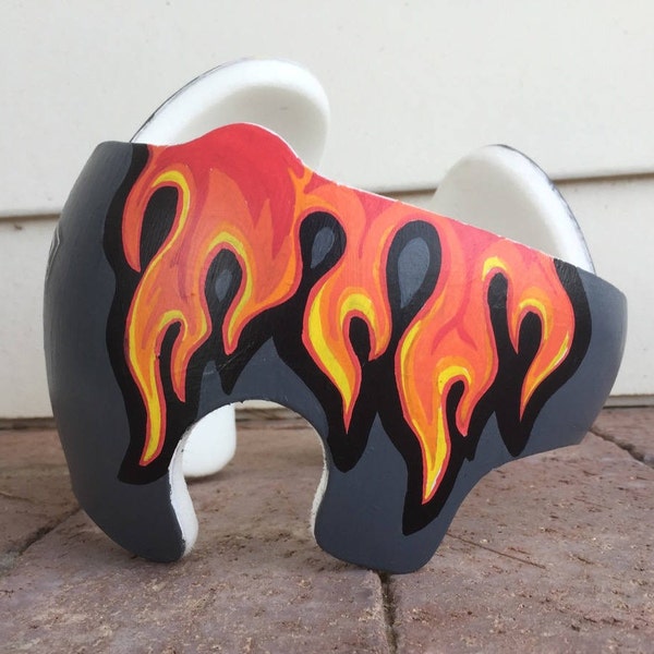 Flames - Custom paint job for Doc Band/cranial helmet