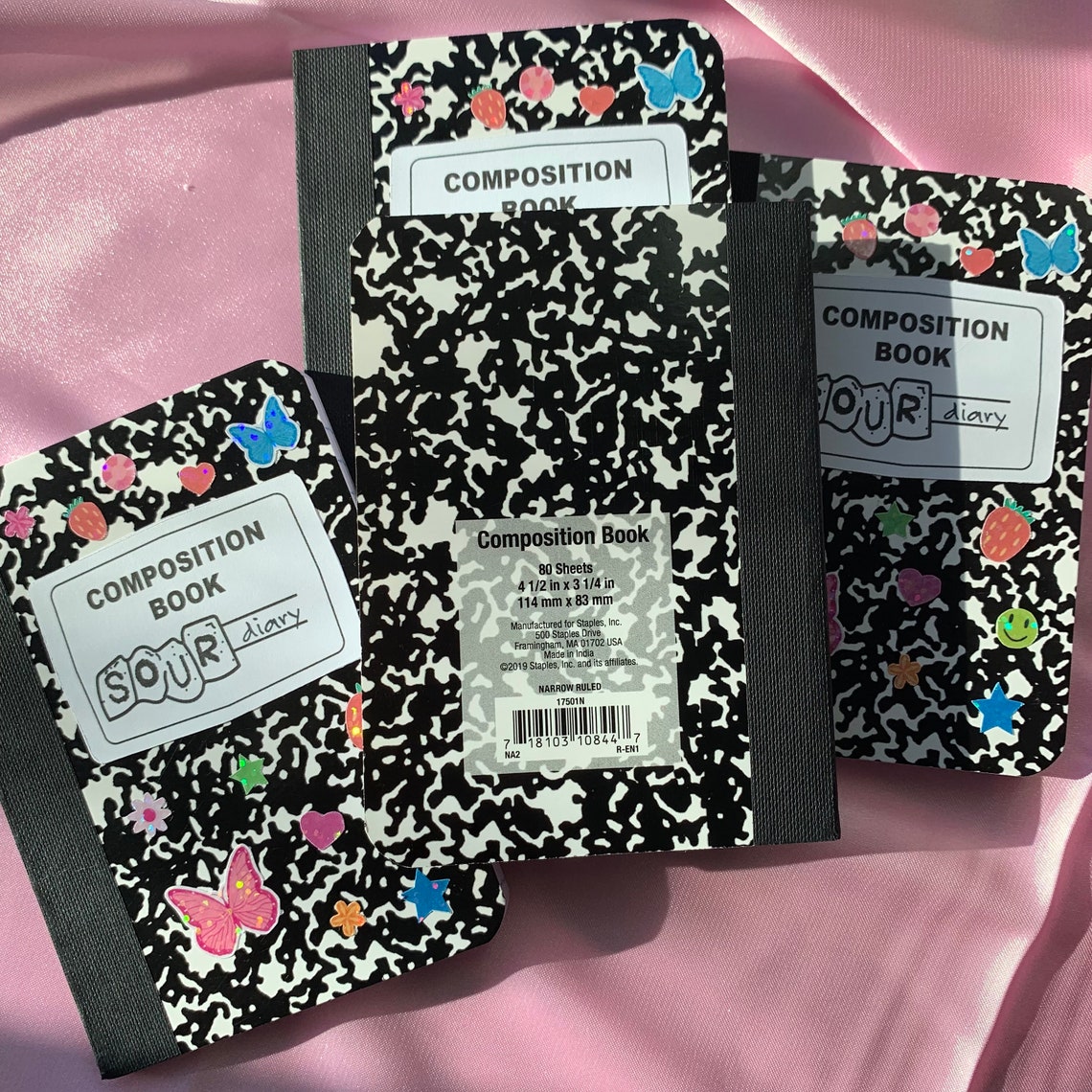 Olivia Rodrigo Sour Composition MINI Notebook Etsy