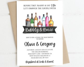 Stock The Bar Invitation EDITABLE Engagement Party Couples Shower Wedding Shower Invite Instant Download 2027 Housewarming Party