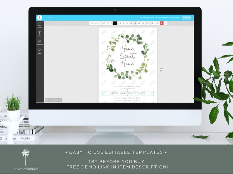 Boho Baby Shower Invitation instant download Bohemian image 4