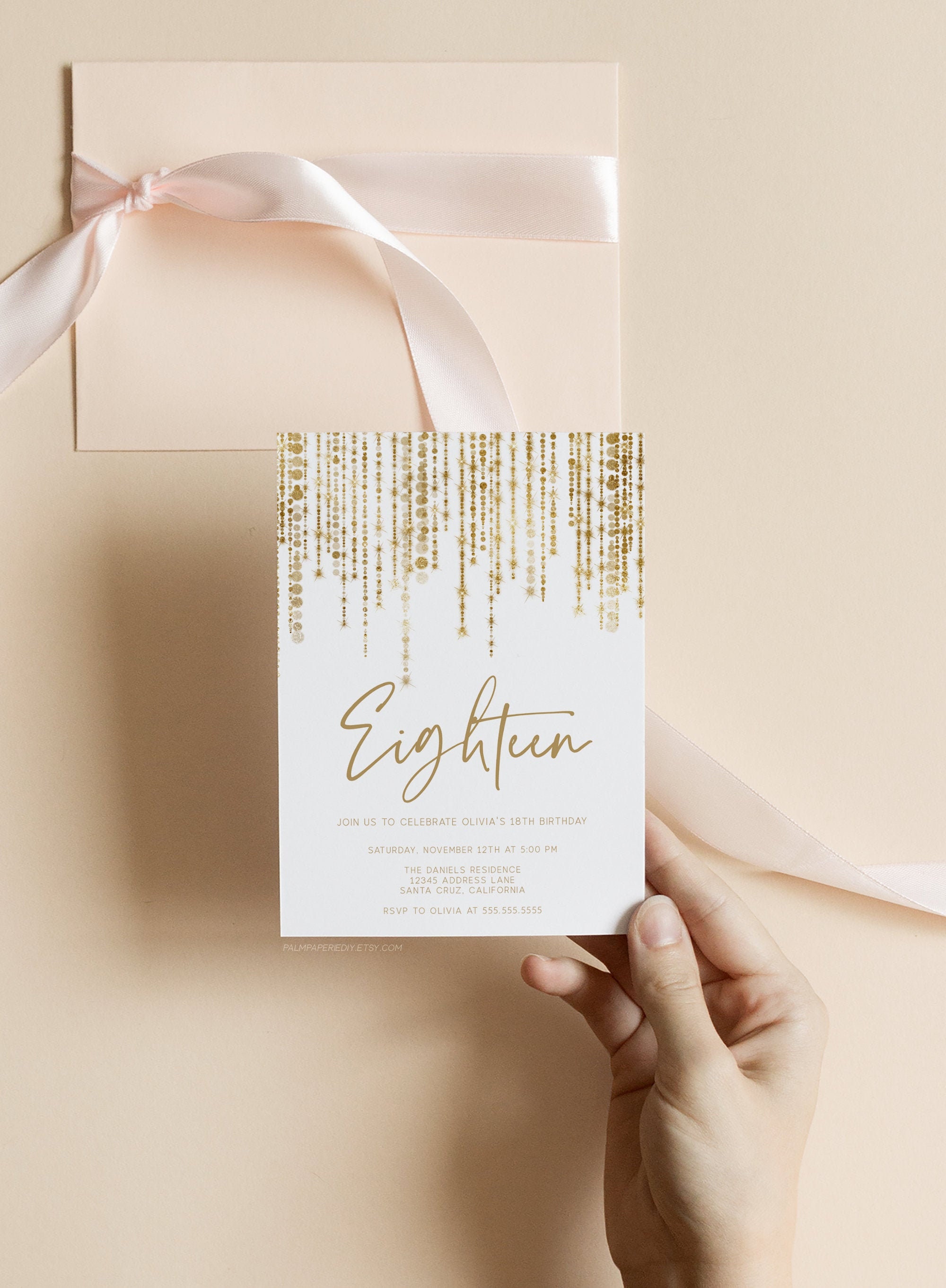 Biglietto Di Auguri Personalizzato Per Il 18° Compleanno Della - Foto 8