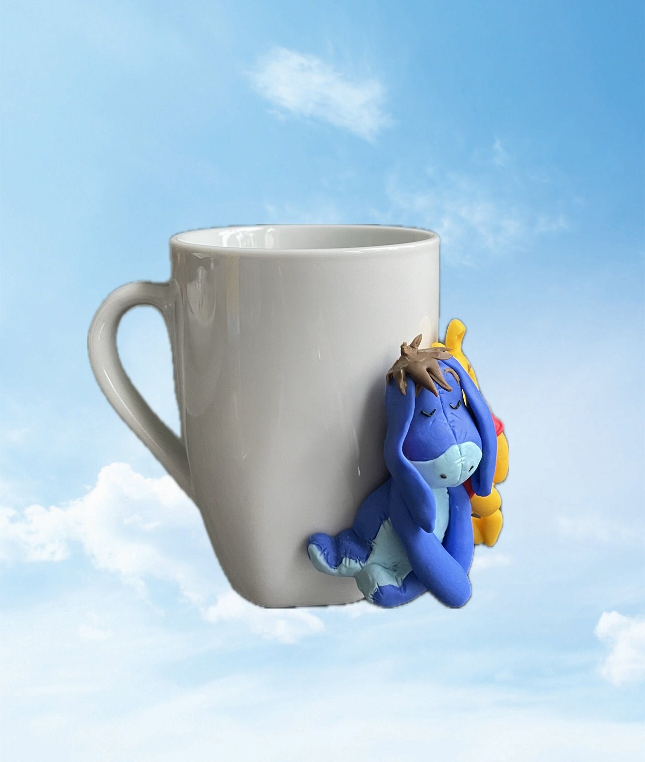 Disney Lilo & Stitch 3D Blue Pink Figural Ceramic Coffee Tea Mug