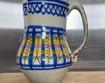 Triana pitcher- Spain- antique ceramic/ earthenware - 18th century or earlier- very rare