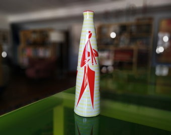 Zsolnay - Mid-century  "JAZZ " vase  - Janos Török"Matisse inspired”-Hungary - 1960 -
