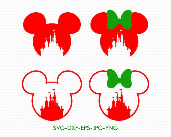 Download Mickey Minnie mouse svg Christmas Disney castle svg Disney ...