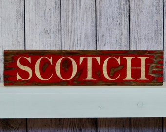 Drinking Sign Man Cave Whiskey Bar Sign Vodka Spirits Scotch Distressed Rustic 24 Wood Sign Liquor Bar Tequila
