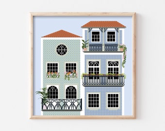 Lisbon Art, Portugal Poster, Lisbon Wall Art, Portugal Wall Art, Portuguese Tiles, Lisbon Portugal, Lisbon Illustration Print