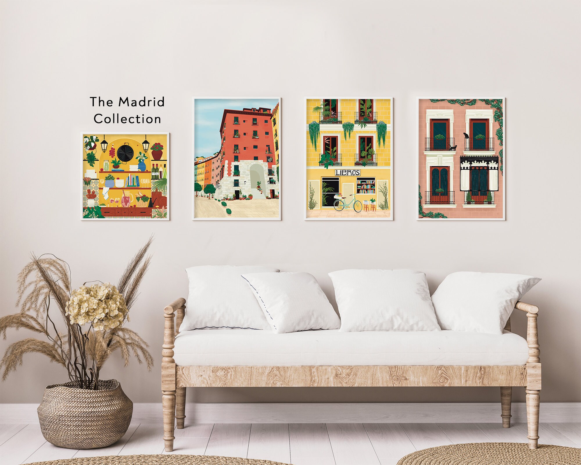 Spanish Food Wall Art Spain Art Spanish Kitchen Art Tapas Etsy