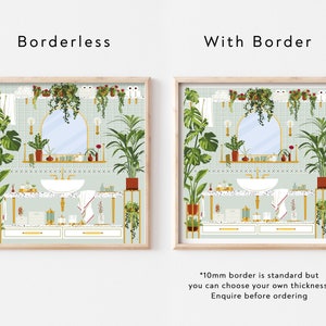 Preppy Bathroom Art Botanical Bathroom Poster Aesthetic Room - Etsy UK