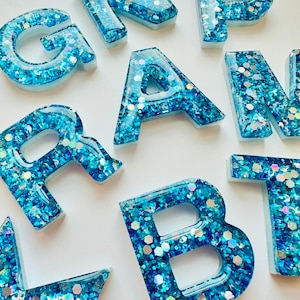 Glitzer Schlüsselanhänger / Initial Schlüsselanhänger / Glitter Schlüsselanhänger / Buchstaben / Buchstaben / Schlüsselanhänger / Geschenk