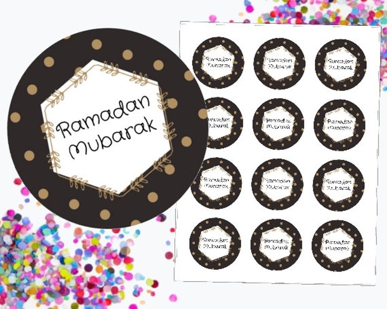 Ramadan Mubarak gift tags Ramadan Mubarak favors Eidy Eid Etsy