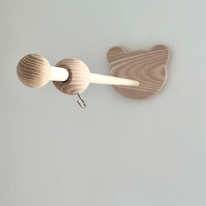 Baby mobile arm/holder- Wooden baby mobile stand