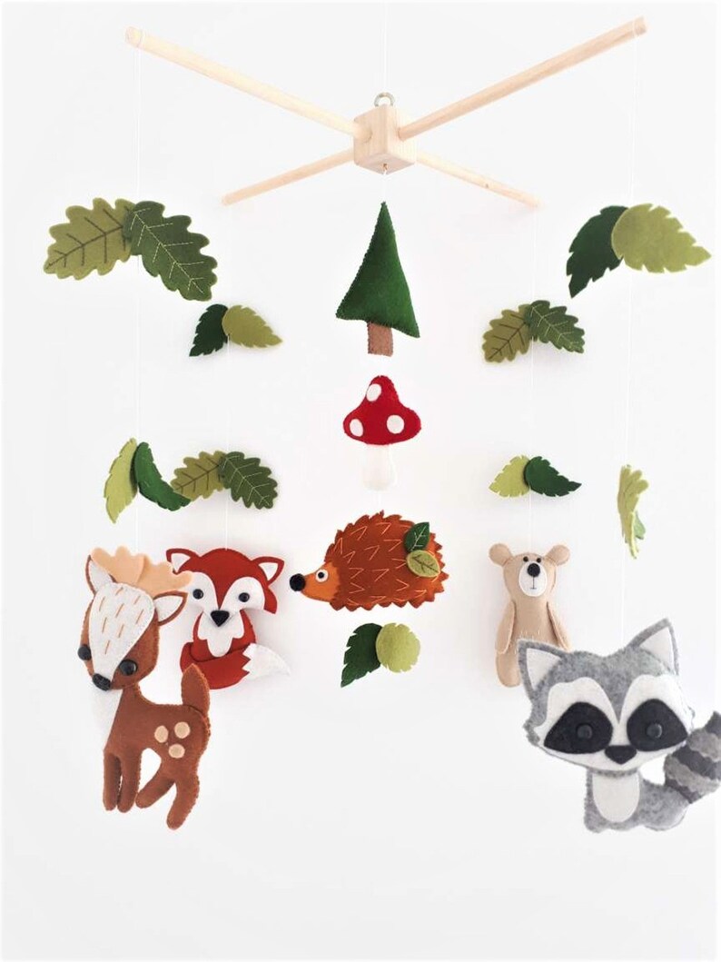 Baby Mobile forest Animals. Baby Mobile Baby Etsy