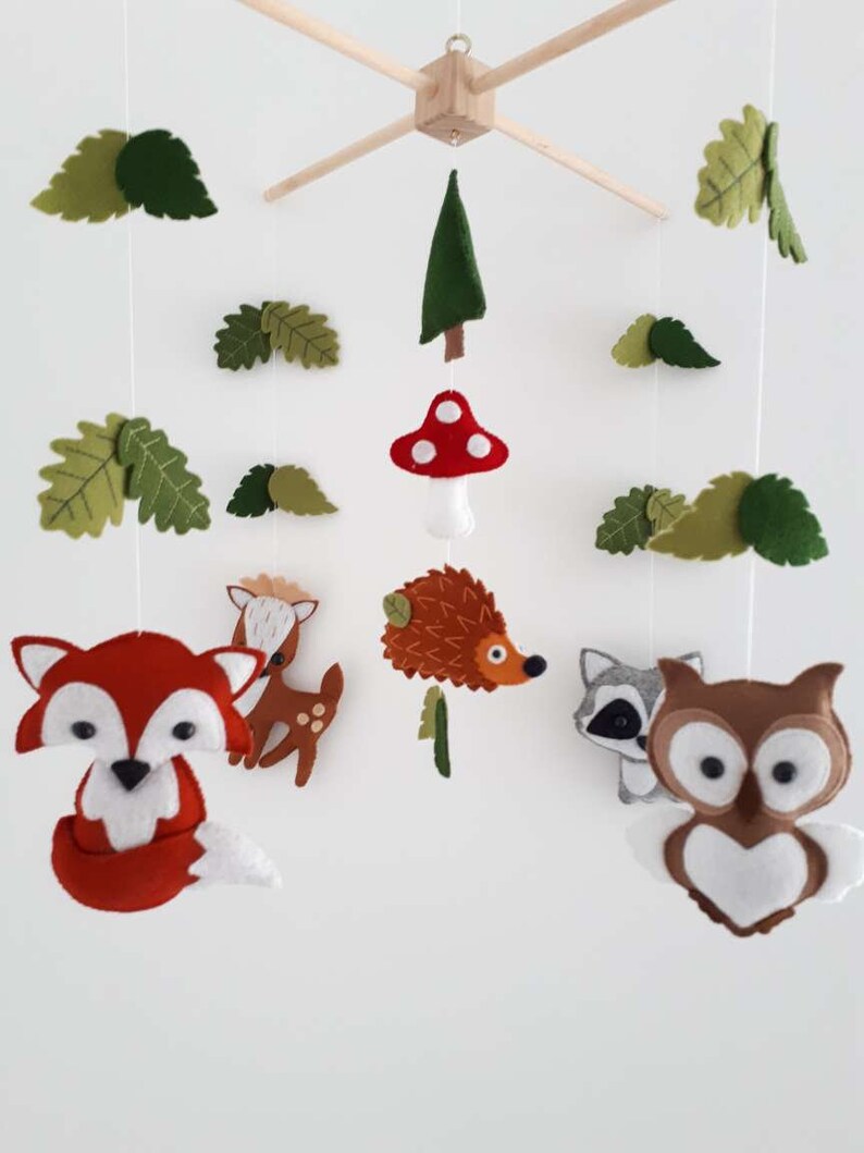 Baby Mobile Forest Animals. Baby mobile Baby Etsy