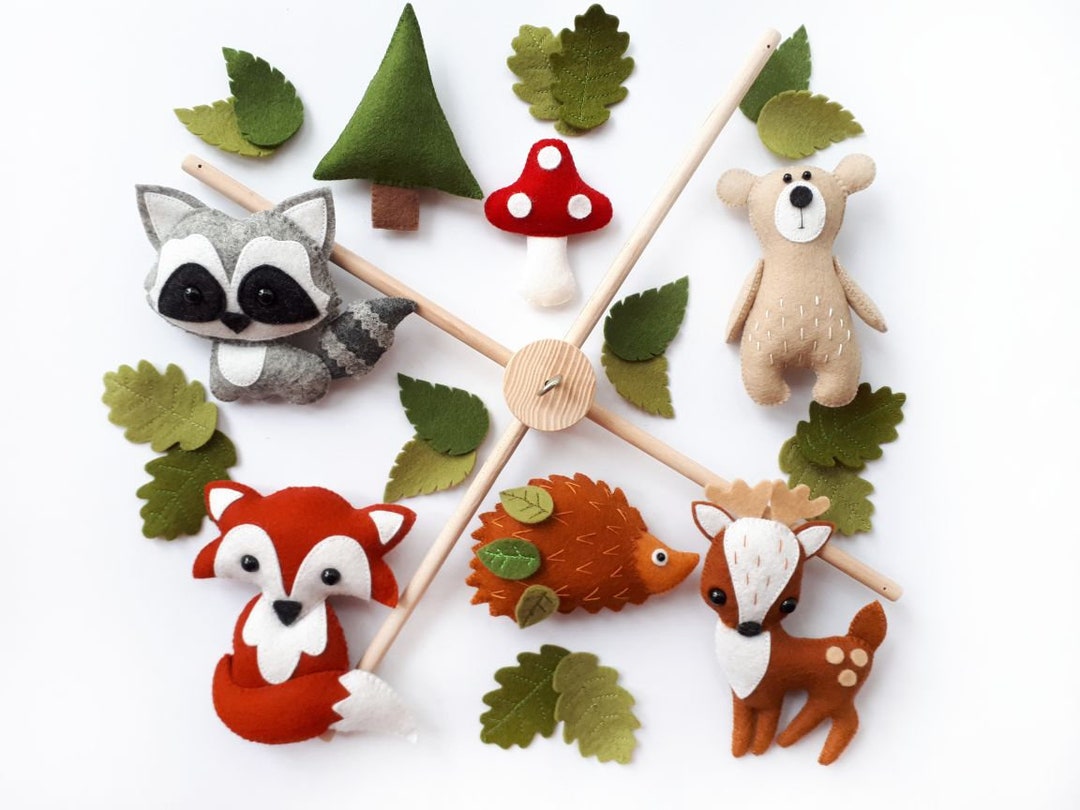 BabyMobile Waldtiere. BabyMobile Etsy.de