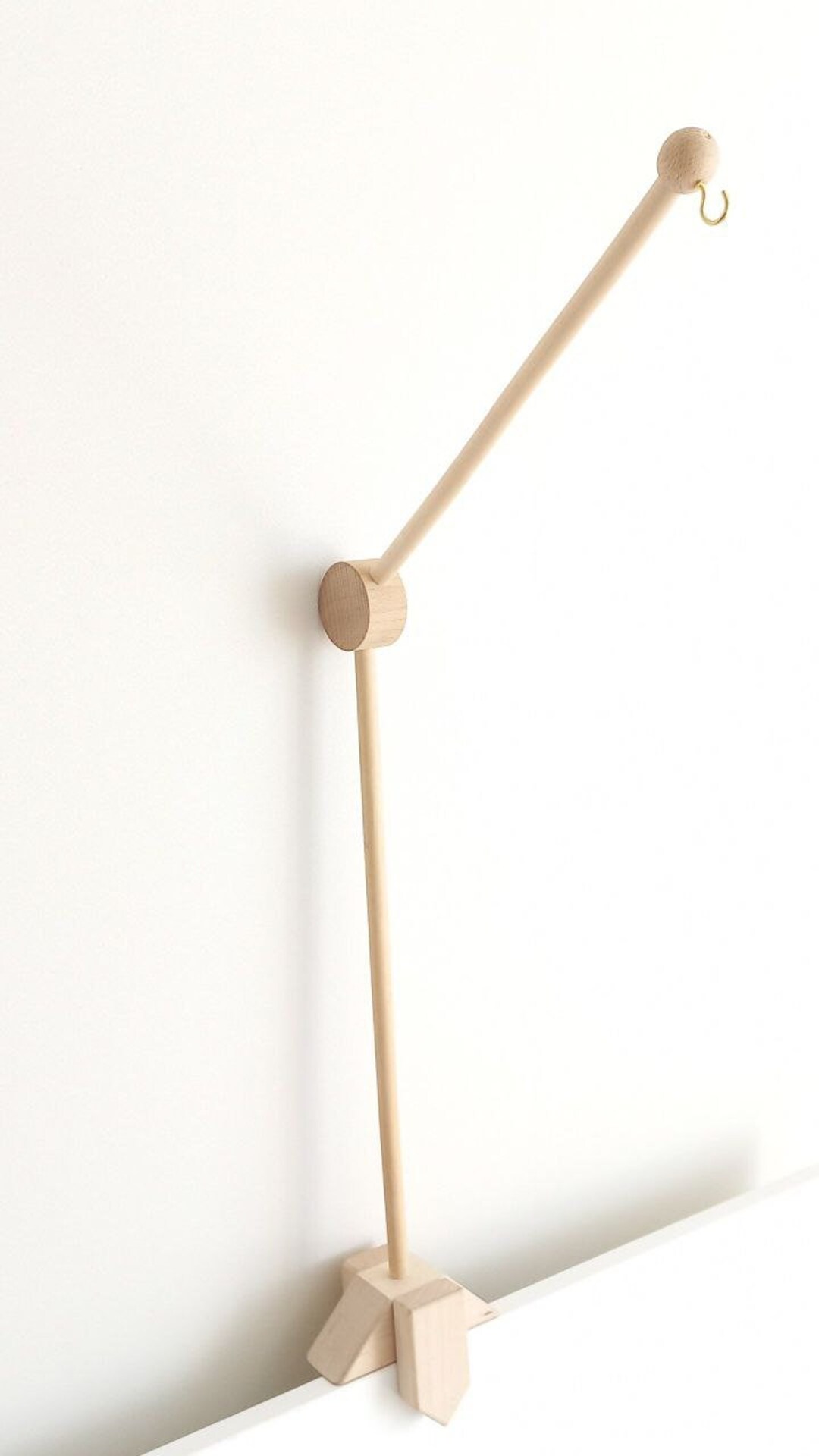 Baby Mobile Arm / Holder Wooden Baby Mobile Stand Crib Baby Etsy