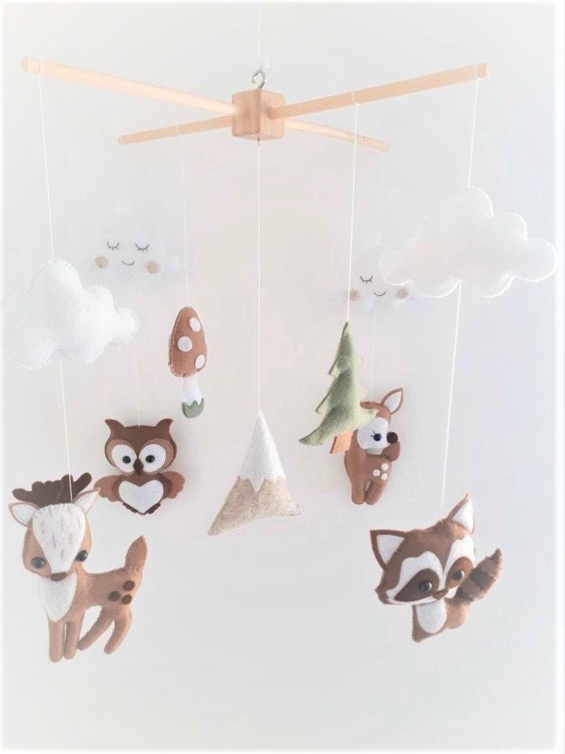 Baby Mobile forest Animals. Baby Mobile Baby Etsy