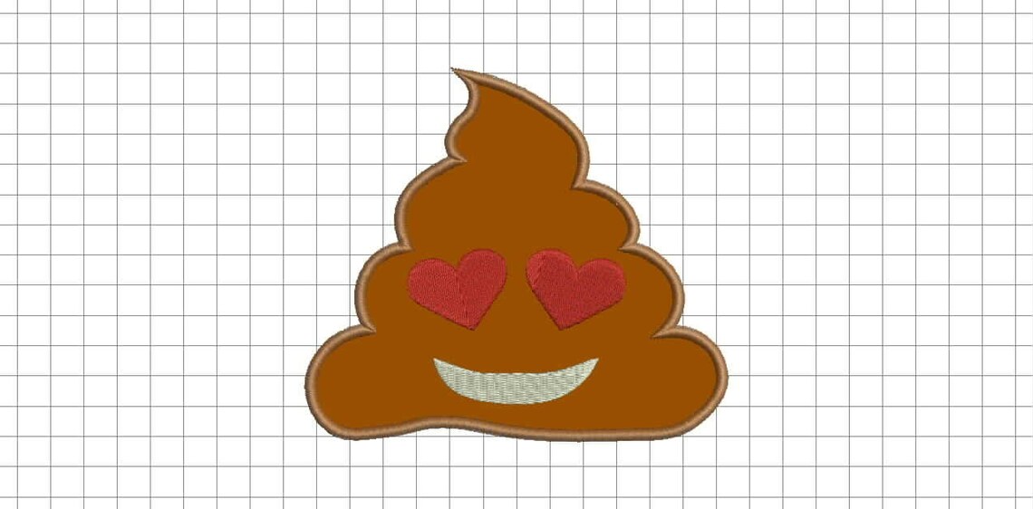 Poop applique design toilet paper poop shit crap heart emoji  etsy Poop applique design toilet paper poop shit crap heart emoji  etsy