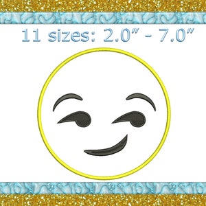 Blowing Kiss Emoji Machine Embroidery Design Heart Kiss Emoji Etsy