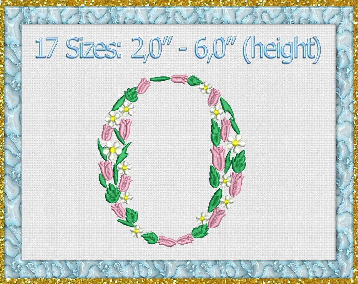 O Font Antique Embroidery O Font Antique Embroidery